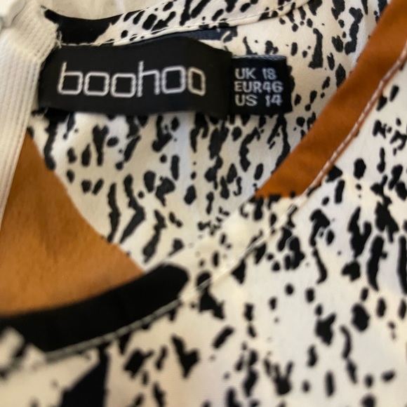 Boohoo size 14 Multi Color Tunic - Picture 5 of 10